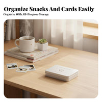 Small Decorative Storage Box With Lid Lidded Trinket Case multifunctional
