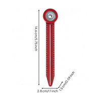 Circle-Drawing Ruler Printed Scale Markings Metal Center Point Ruler