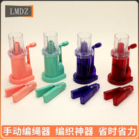 Hand-Crank Yarn Winder and Braiding Tool for DIY Crafts
