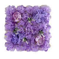 Rose Hydrangea Flower Wall Panel Dense Decorations Lifelike for Weddings