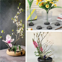 Floral Arrangement Kit with Flower Pin Holder and Vase Organizer