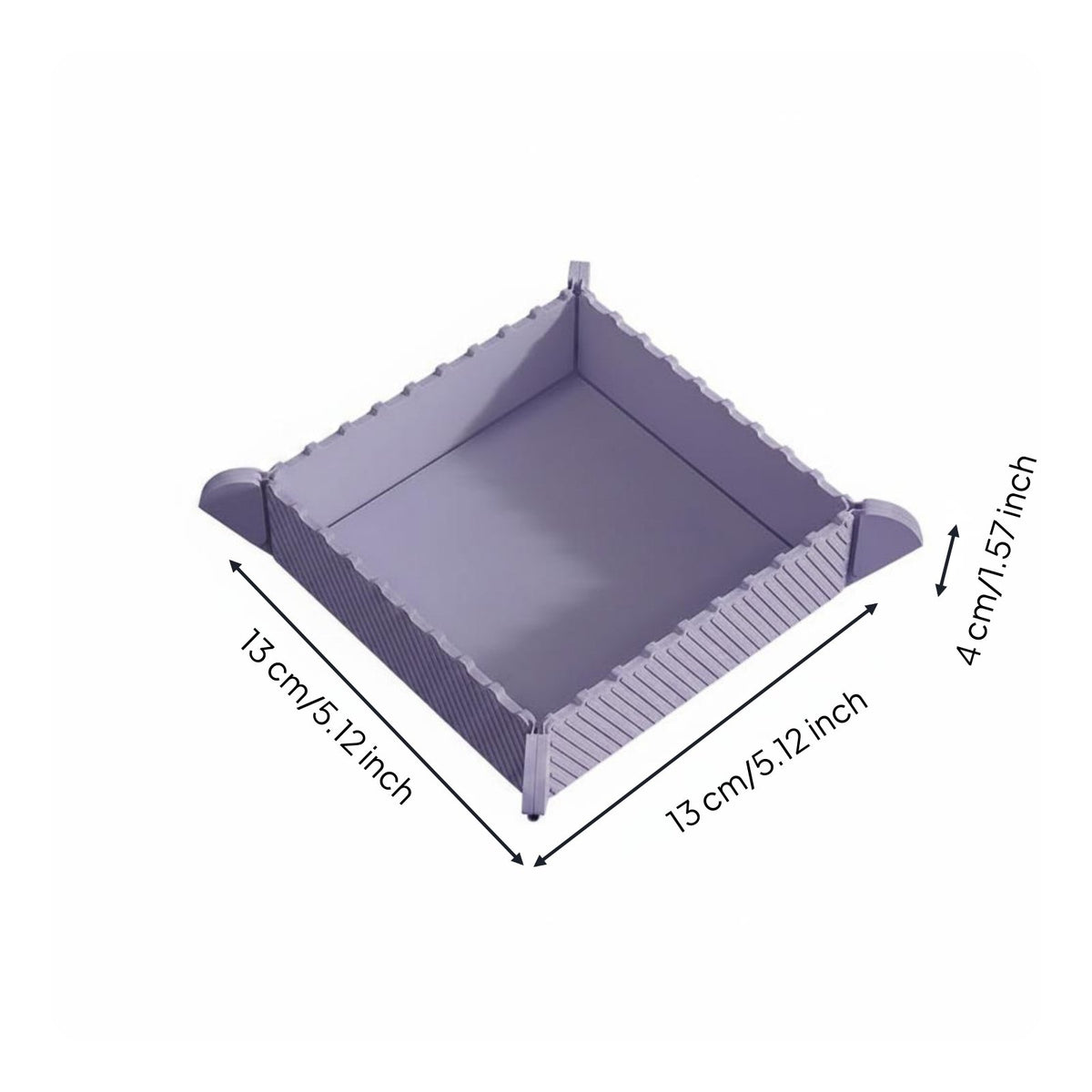 Attachable Foldable Tray Multifunctional Folding Storage Box Easy to Clean