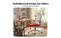Ergonomic Mesh Task Chair Modern with Design Ergonomic Mesh Chair Adjustable Height Padded Seat Pad for Study Room