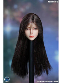1/6兵人SDH030 女头雕- A B C D四款美女头雕