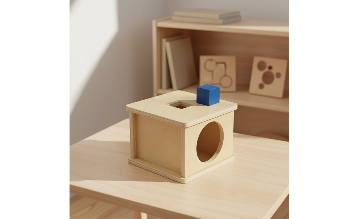 Wooden Shape Sorting Box Shape Sorting Box with Block Sensory Educational Toy for Infants, Preschoolers