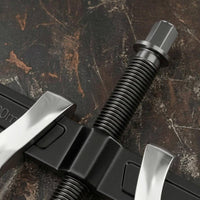 Forged Steel 2-Jaw Bearing Puller Thickened Grips Two-Jaw Puller Heat Treated Bearing Removal Tool Long-Lasting for Mechanics, DIY Enthusiasts, Auto Repair Shop, Workshop, Garage