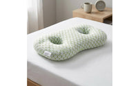 Ear-Hole Pillow Contoured 8-Shaped Pillow Quilted