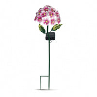 Solar Stake Light with Flower Cluster Foldable for Gardeners