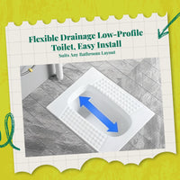 Water-saving ceramic toilet