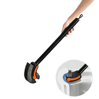 Long Handle Toilet Brush No Dead Corners Bathroom Cleaning Scratch Clear