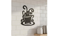 Coffee Cup Wall Decor 3D Effect Coffee Cup Wall Art Easy to Hang for Cafe Owners