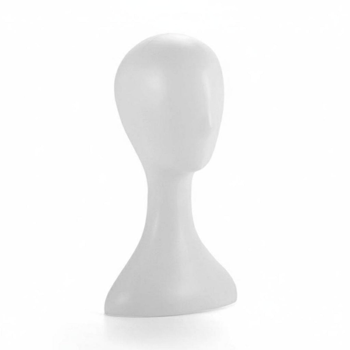 Multi-Purpose Abstract Female Mannequin Head Lightweight Hairpiece Display Head Long-Lasting Hat Display Stand for Retailers, Boutique, Trade Exhibition, Storefront