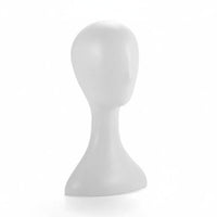 Multi-Purpose Abstract Female Mannequin Head Lightweight Hairpiece Display Head Long-Lasting Hat Display Stand for Retailers, Boutique, Trade Exhibition, Storefront