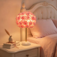 Rose Flower Lamp Romantic Rose Lamp Decorative Warm for Bedroom, Nightstand
