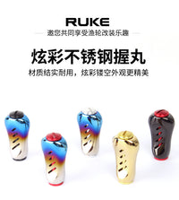 ruke Large Stainless Steel Reel Handle Knob for Baitcasting Reels