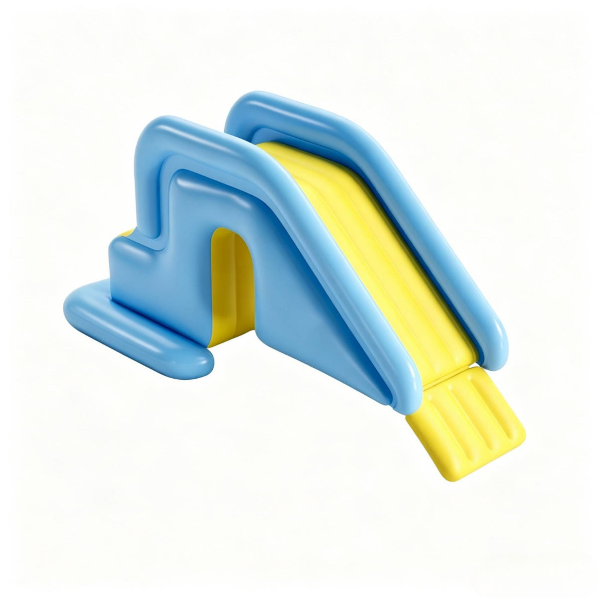Anti-Rollover Inflatable Water Slide Outdoor Inflatable Slide with Side Rails Heavy-Duty Compact for Children, Swimming Pool