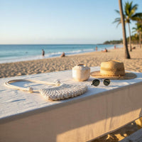 Hollow Net Bag Beach Vacation Aesthetic Woven Phone Bag Handwoven Look