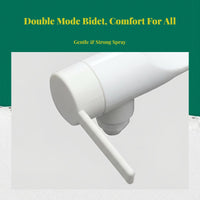 Dual-spray bidet, adjustable pressure