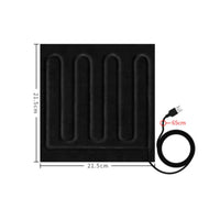 Insulated USB Heating Pad Electric Brooder Heating Mat Slim-Design Incubator Heater with USB Cable Compact for Breeders