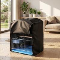 Large Bird Cage Cover, Light Blocking Square Bird Cage Cover, Warm Indoor Outdoor Parrot Cage Cover for Extra Large animal coziness