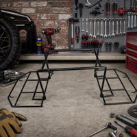 Motorcycle Rear Cargo Rack Black Motorcycle Rear Luggage Rack Telescopic for Commuters
