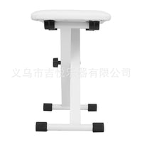 跨境琴凳可升降四档调节X型琴电子琴古筝凳子白色海绵折叠钢琴凳