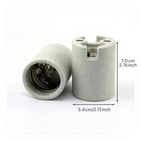 E40 ceramic holder for mining use