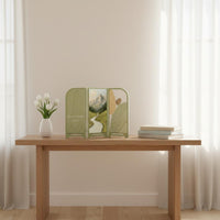 Folding Landscape Screen Asian-Inspired Design Desktop Decorative Screen
