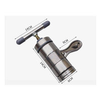 Portable Stainless Steel Honeycomb Press Rust-Proof Handheld Honey Extractor Easy to Clean for Beekeepers, Home Kitchen, Homestead, Farm