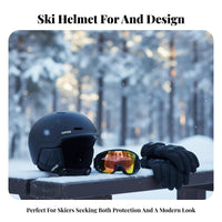 Ski Helmet, Unisex, Warm, Protective, Outdoor Sports Safety, Collision Resistant, Winter Helmet for Skiing