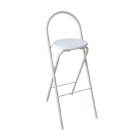 Foldable Counter Stool No Assembly Needed Foldable Bar Seatingtool with Back