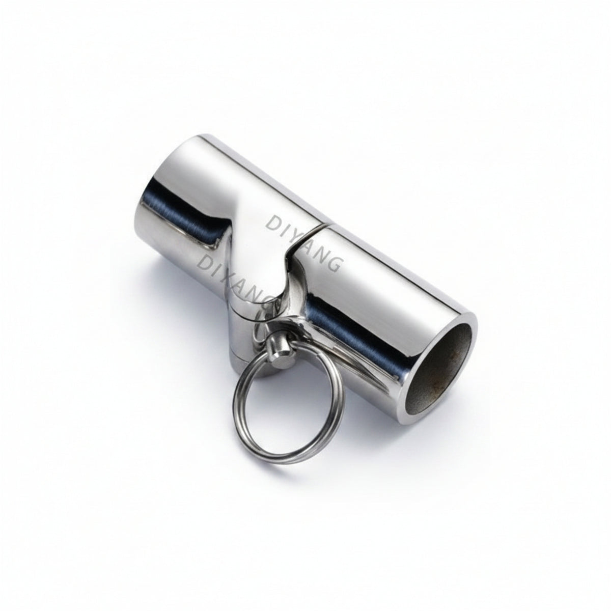 Rotating Hinged Tube Connector Rust Proof Marine Hardware Loop Handle Locking Pin Tube Connector Sturdy for Canopy Tubing