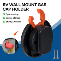 Wall-Mounted RV Propane Tank Cover Storage Rack