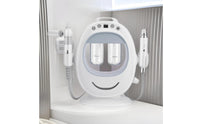 Facial Machine with Double Chambers Desktop Microbubble Beauty Device Pore Vacuum Device Visual Appliance Professional