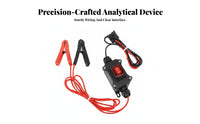 Compact Motor Test Reset Tool | Insulated jaw Clips, rigid-housing Body, Automotive Motor Tester, for Bench Testing