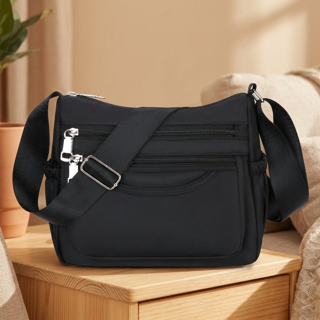 Travel Bag and Crossbody Bag for Daily Use, Floral Print Women's Hobos & Shoulder Bags with External Pockets, Large Over Shoulder Bags for Women