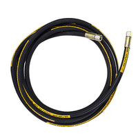 High-Pressure Oil Hose Heavy Duty Oil Hose with Metal Fittings Easy Loading for Garage