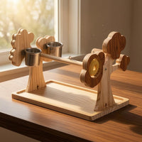 Bird Stand with Cups billowyShaped Tree Bird Stand