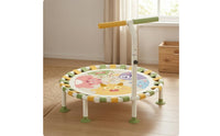 Adjustable Height Children's Trampoline Metal Frame Kids Trampoline Wide Feet for Home