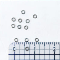 100 Pieces Fishing O-Loop Polished Finish Fly Fishing Tippet Loop for Anglers