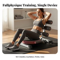 mid-section-flex Assistant Frame Foldable Design Rocking mid-section-flex Exerciser Portable