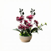Artificial Blossom Arrangement All Year Color Potted Blossom Decor Lifelike