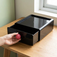 Stackable Storage Drawers, Desktop Storage Drawers, Dustproof Desk Organiser, Single Box for Stationery & Cosmetics