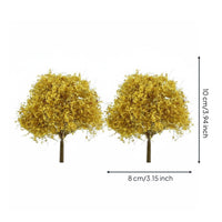 Model Aromatic Tree DIY Scene Display Accessory Realistic Simulation