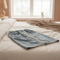 Waterproof Incontinence Skirt Washable Continence Garment Plaid for in Bed