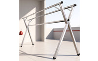 Floor-Standing Clothes Drying Rack Space-Saving Folding Drying Rack Sturdy Household Item Heavy Duty for Patio