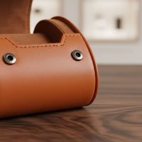 Portable Watch Storage Box Great Gift Leather Watch Travel Case Sturdy Construction Snap Closure for Travelers