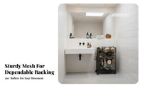 2-Basket Rolling Shelf Space-Saving Storage Trolley Multi-Tier for Laundry Room