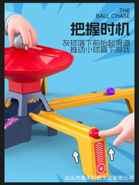 Children's Educational Ball Track Game - Interactive Tabletop Toy for Two Players