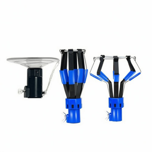 3 Pieces Tool Clamp-Style Bulb Changer with Suction Cup Interchangeable